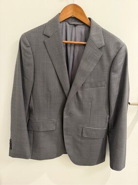 Bonobos Gray Two-Button Men's Suit Jacket